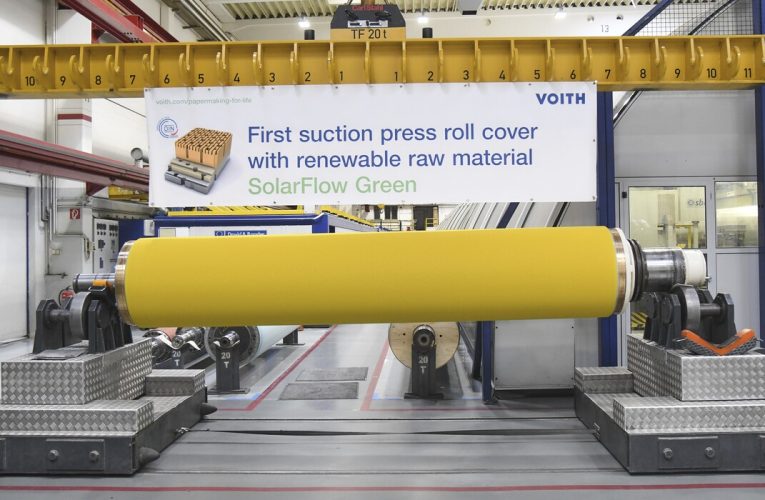 Bio-based SolarFlow Green Suction Press Roll Cover Ensures more Sustainable Paper Production